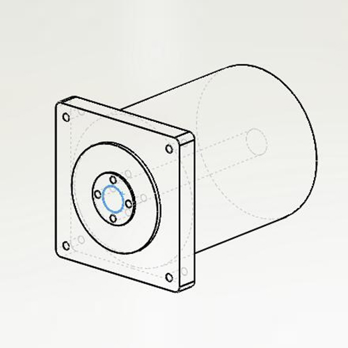 整框電機(jī) 外徑70mm； 圓法蘭；方法蘭